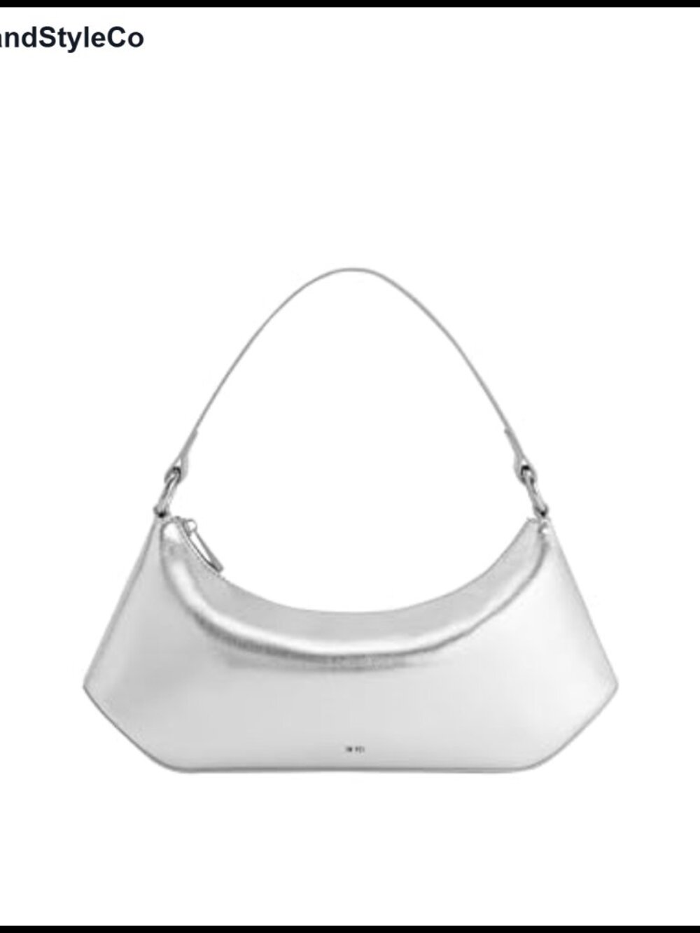 Vegan Leather Shoulder Bag Detachable Strap Crossbody